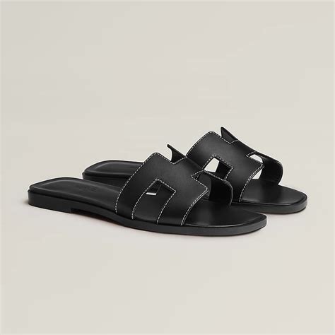 sandali oran hermes neri|oran sandals price.